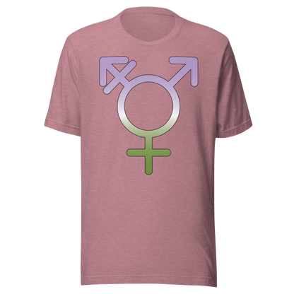 Transgender Symbol - Genderqueer Pride Unisex t-shirt