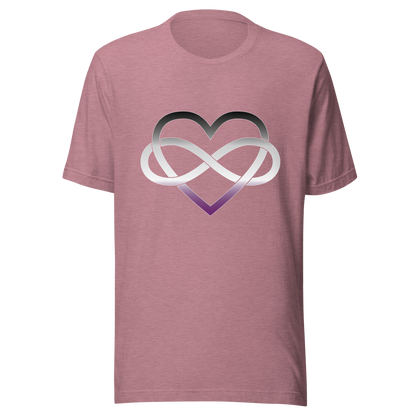 Polyamory Infinity Heart - Asexual/Demisexual Unisex t-shirt