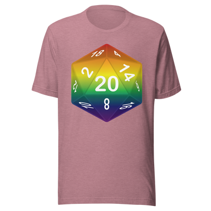 Pride Dice - Rainbow Unisex t-shirt