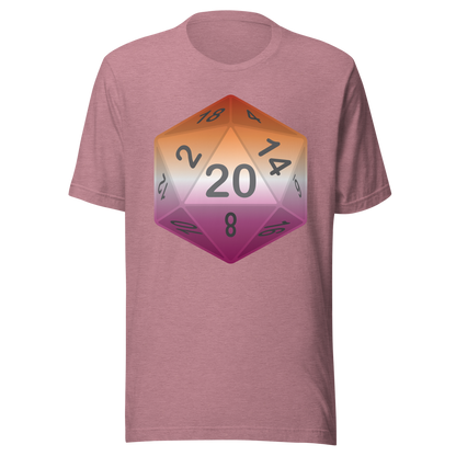 Pride Dice - Lesbian Unisex t-shirt