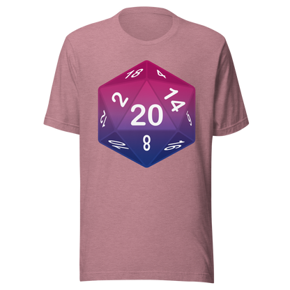 Pride Dice - Bisexual Unisex t-shirt