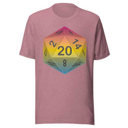 Pride Dice - Pansexual Unisex t-shirt