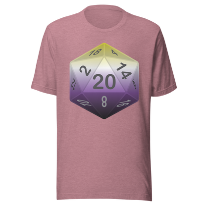 Pride Dice - Non-binary Unisex t-shirt