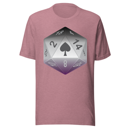 Pride Dice - Asexual Unisex t-shirt