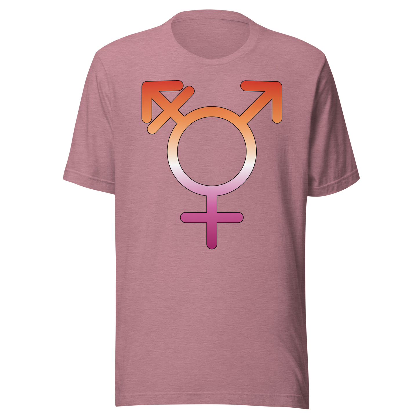 Transgender Symbol - Lesbian Pride Unisex t-shirt