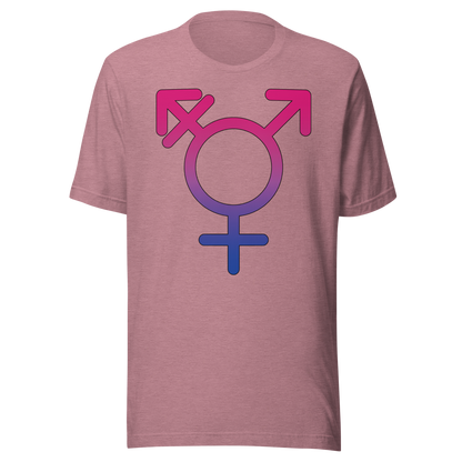 Transgender Symbol - Bisexual Pride Unisex t-shirt