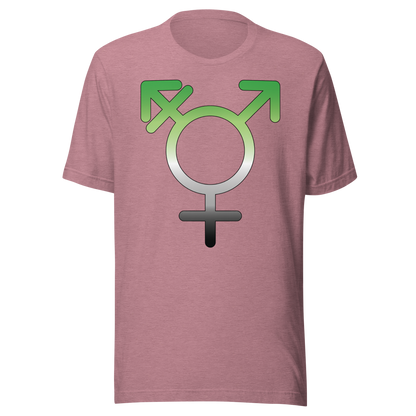 Transgender Symbol - Aromantic Pride Unisex t-shirt