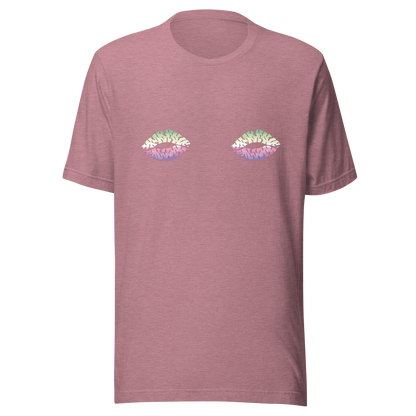 Genderfae Boob Kisses Unisex t-shirt