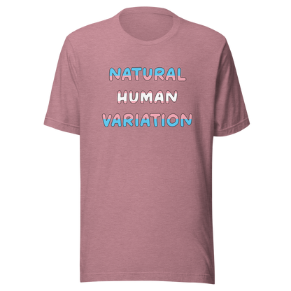 Natural Human Variation Unisex t-shirt