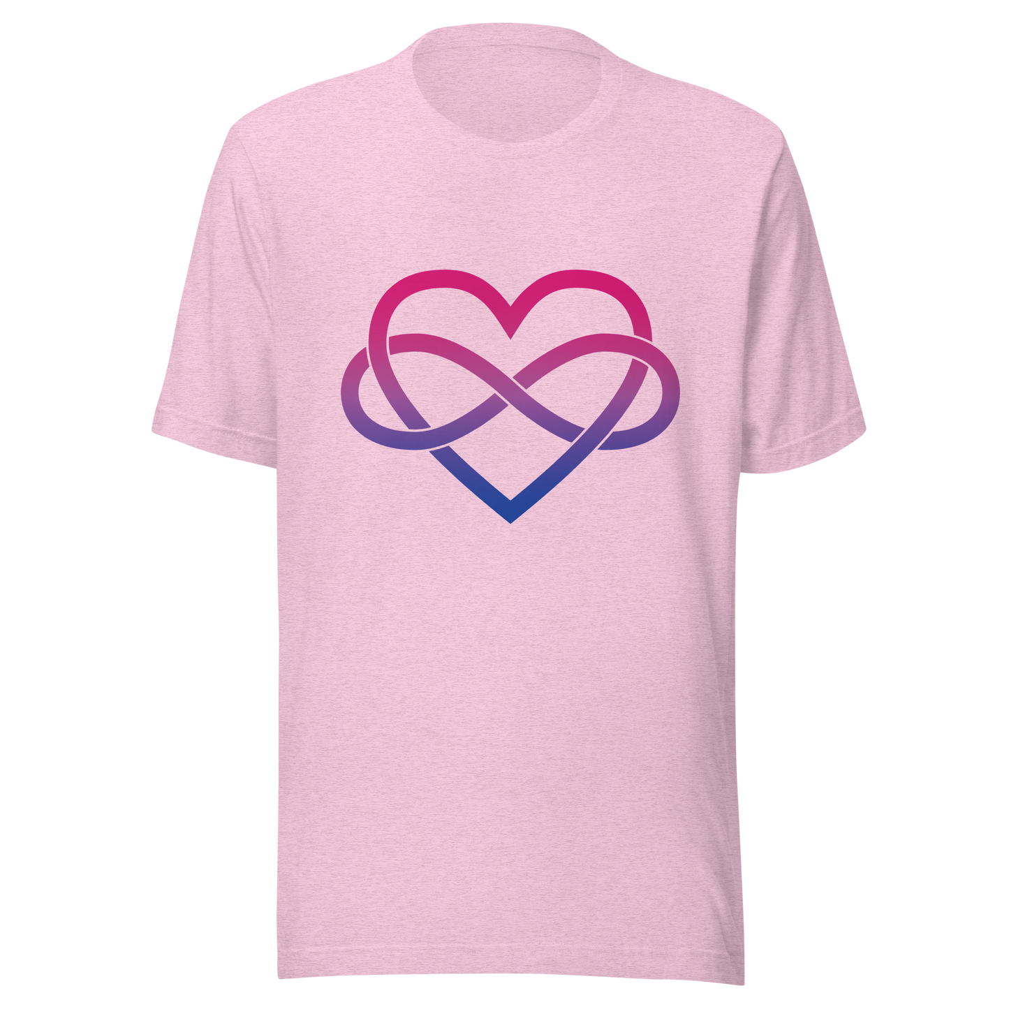 Polyamory Infinity Heart - Bisexual Unisex t-shirt