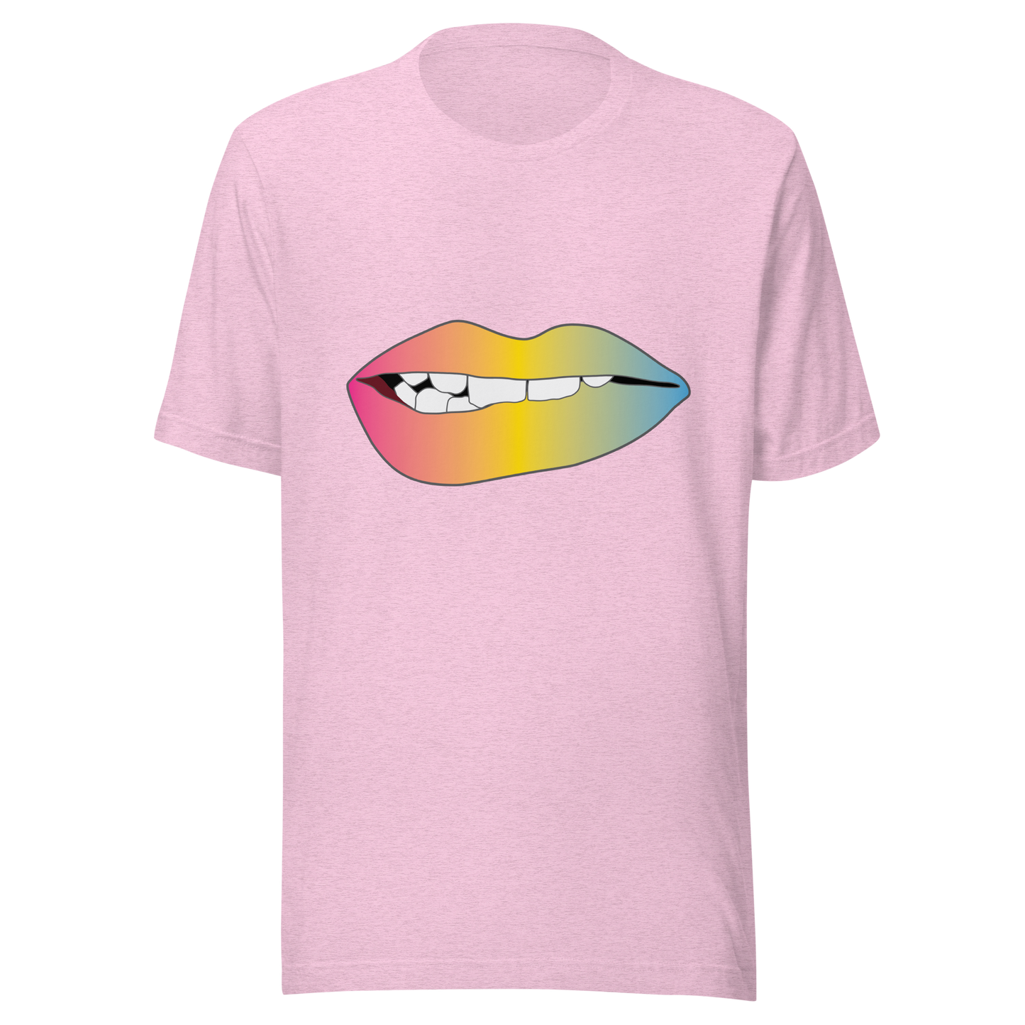 Biting Lips - Pansexual Pride - Gradient Unisex t-shirt