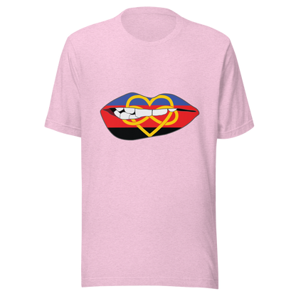 Biting Lips - Polyamory Flag Unisex t-shirt