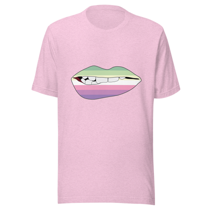 Biting Lips - Genderfae Flag Unisex t-shirt