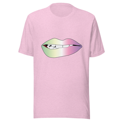 Biting Lips - Genderfae Pride - Gradient Unisex t-shirt