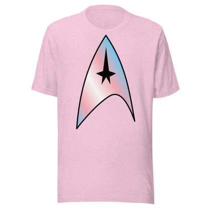 Starfleet Insignia - Trans Pride Unisex t-shirt