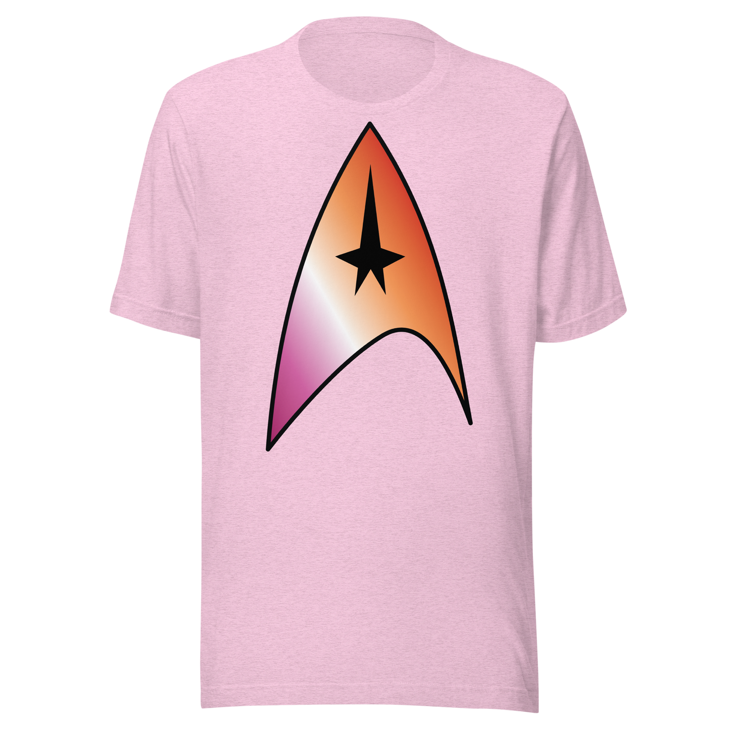 Starfleet Insignia - Lesbian Pride Unisex t-shirt