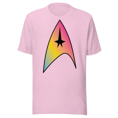 Starfleet Insignia - Pansexual Pride Unisex t-shirt