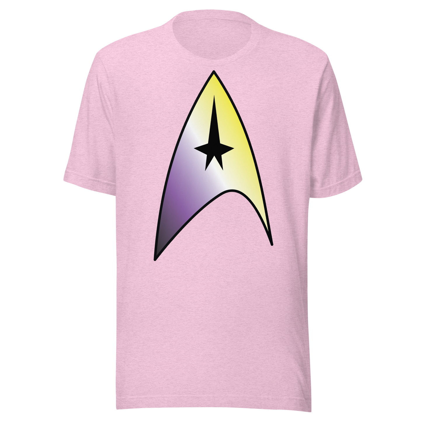 Starfleet Insignia - Non-binary Pride Unisex t-shirt