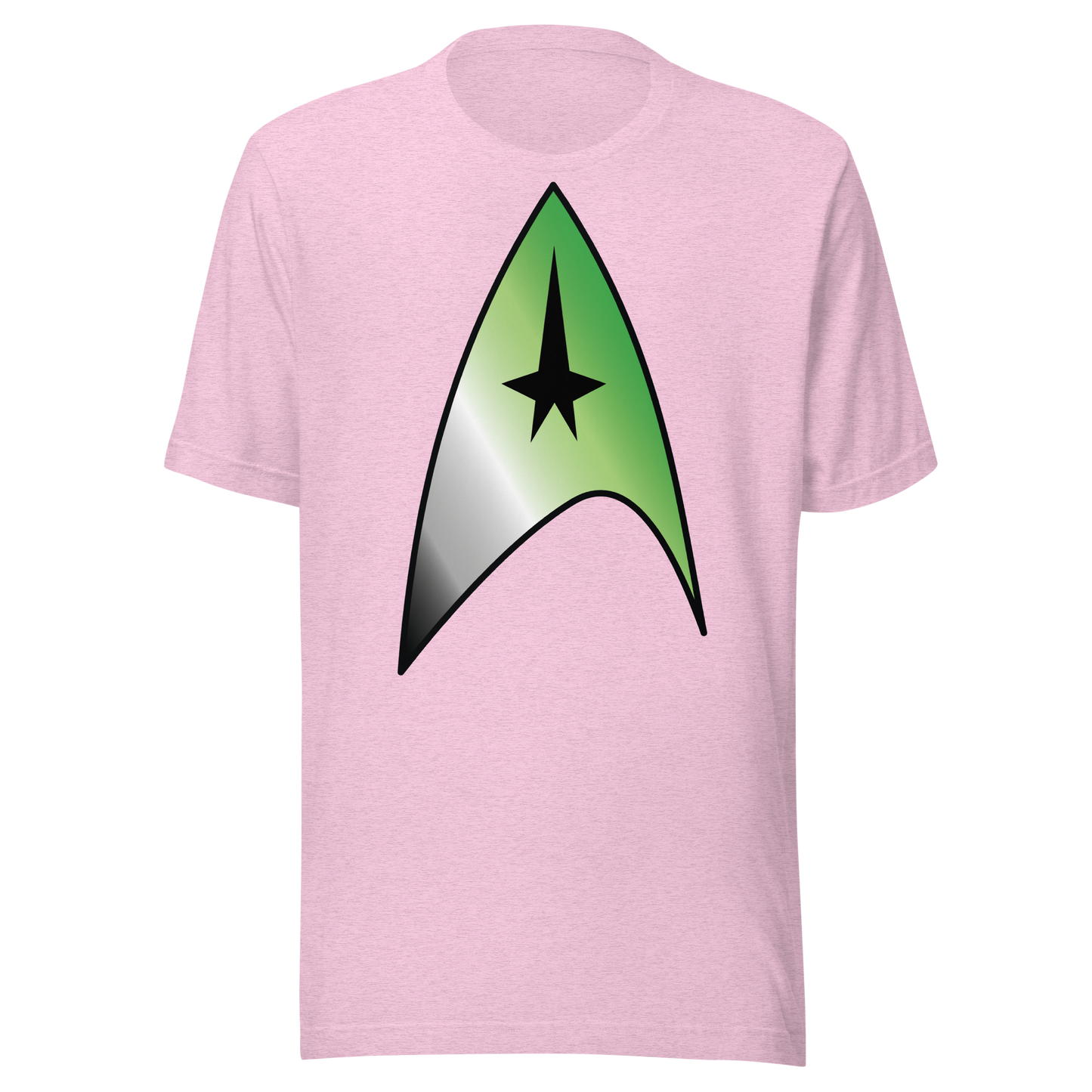 Starfleet Insignia - Aromantic Pride Unisex t-shirt