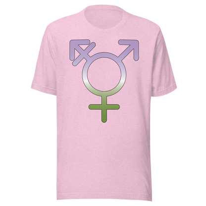 Transgender Symbol - Genderqueer Pride Unisex t-shirt