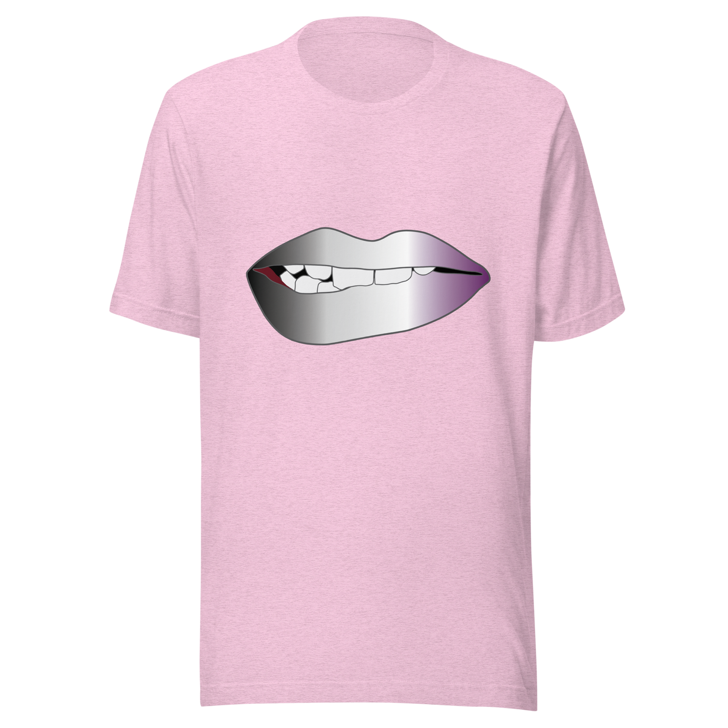 Biting Lips - Asexual/Demisexual Pride - Gradient Unisex t-shirt