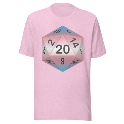 Pride Dice - Transgender Unisex t-shirt