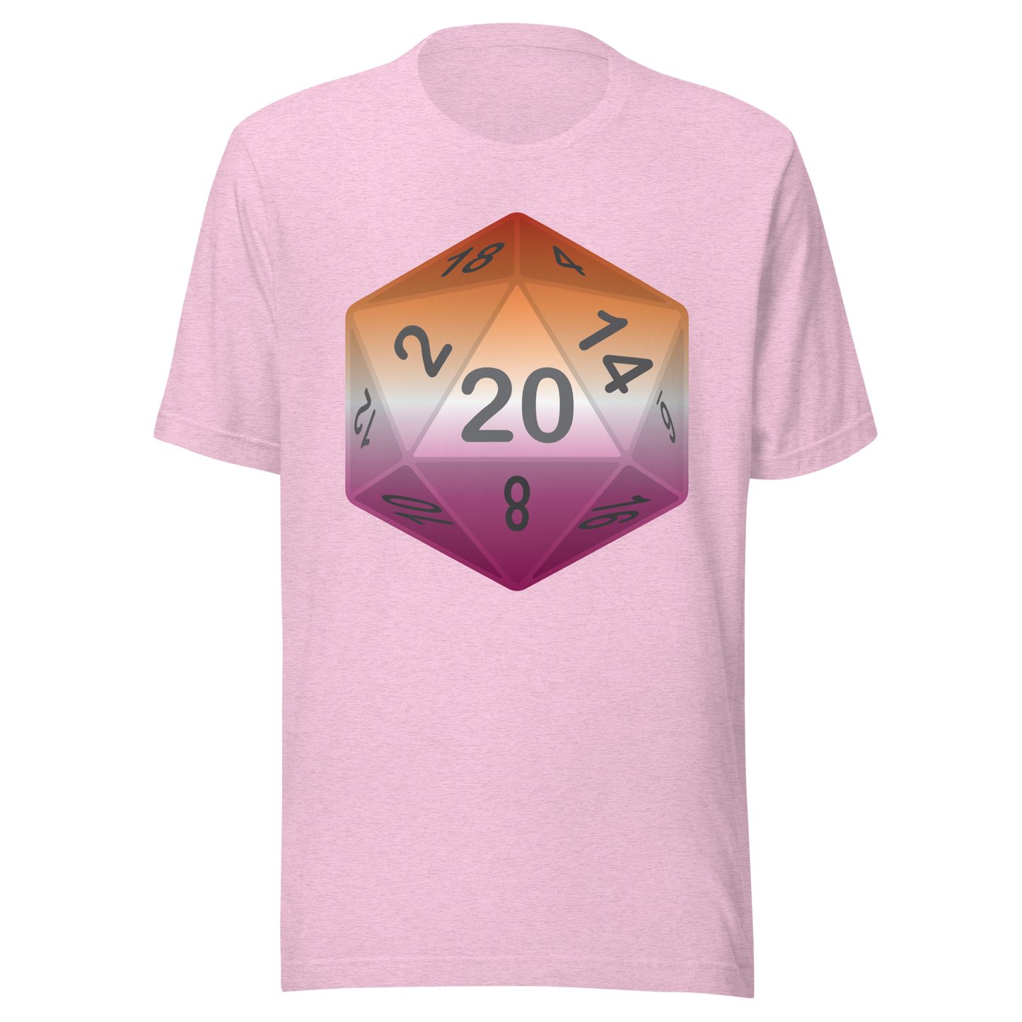 Pride Dice - Lesbian Unisex t-shirt