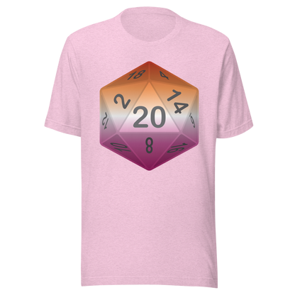 Pride Dice - Lesbian Unisex t-shirt