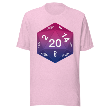 Pride Dice - Bisexual Unisex t-shirt