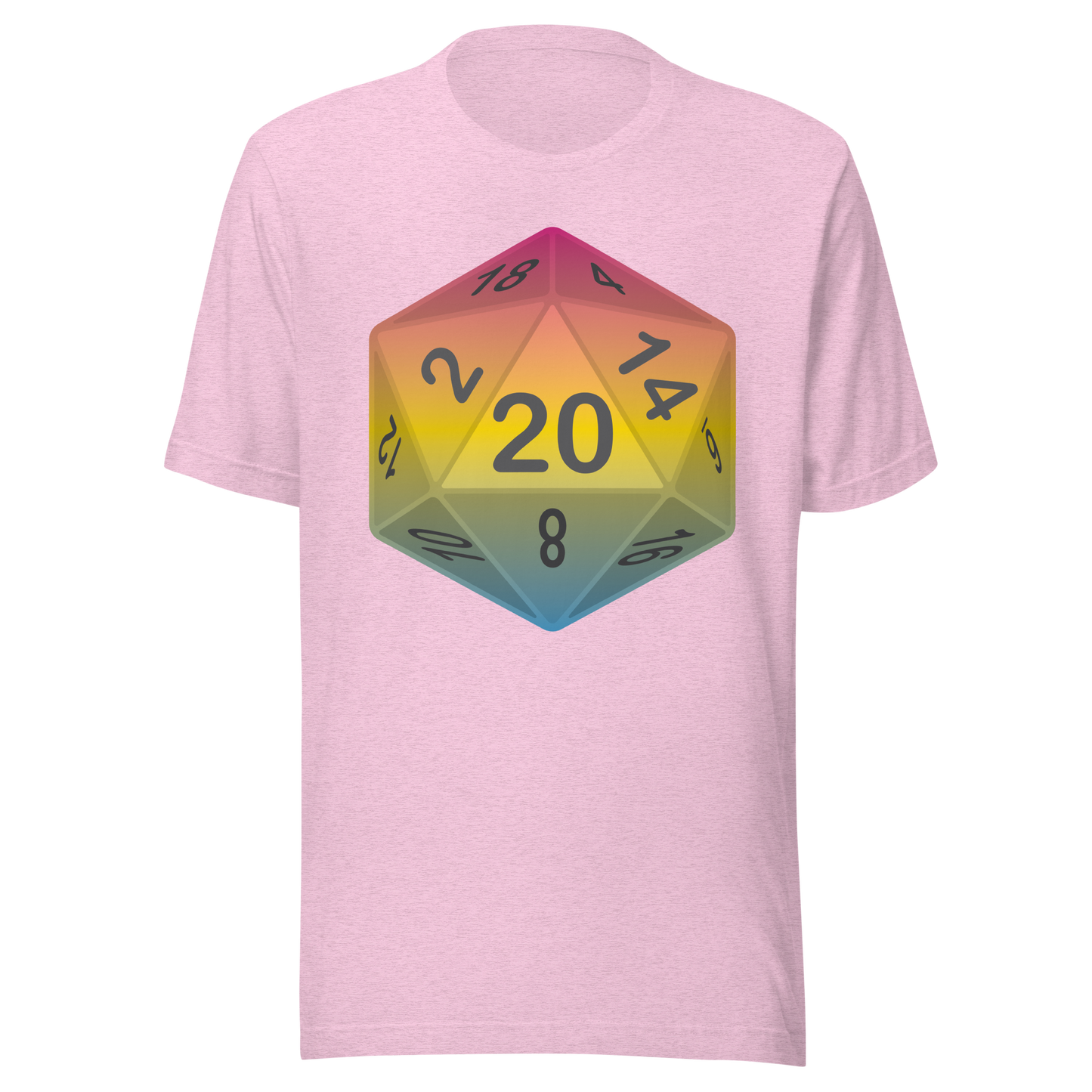 Pride Dice - Pansexual Unisex t-shirt