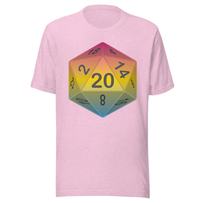 Pride Dice - Pansexual Unisex t-shirt