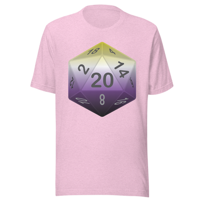 Pride Dice - Non-binary Unisex t-shirt