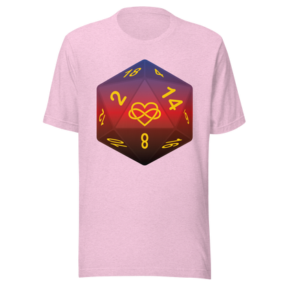 Pride Dice - Polyamory Unisex t-shirt