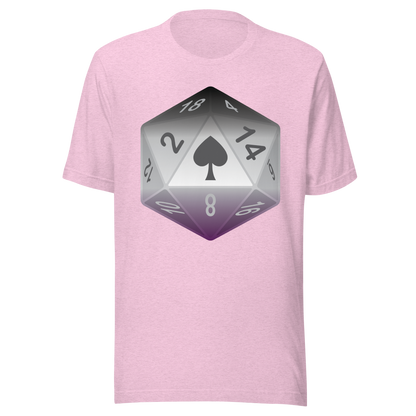 Pride Dice - Asexual Unisex t-shirt