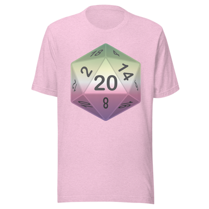 Pride Dice - Genderfae Unisex t-shirt