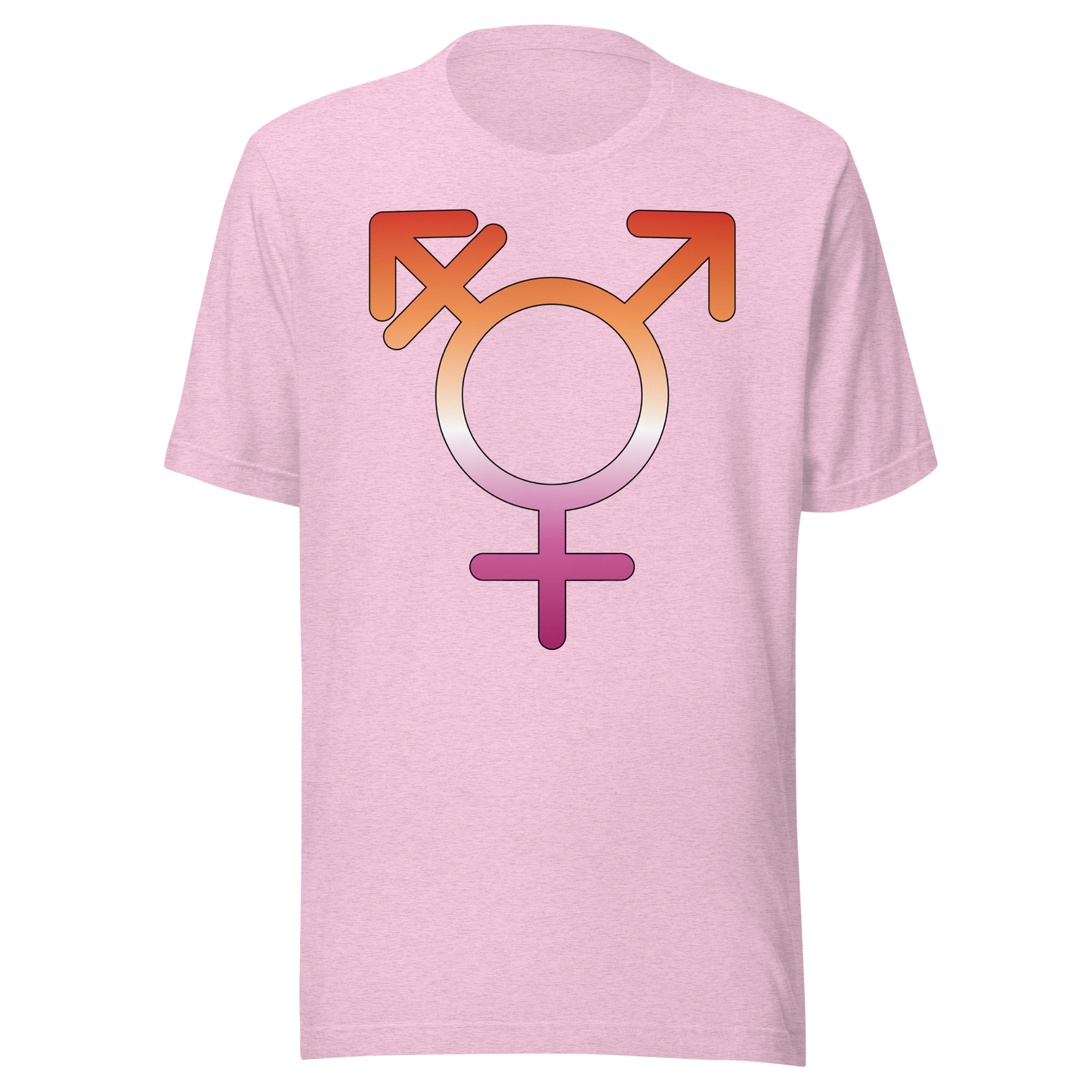 Transgender Symbol - Lesbian Pride Unisex t-shirt