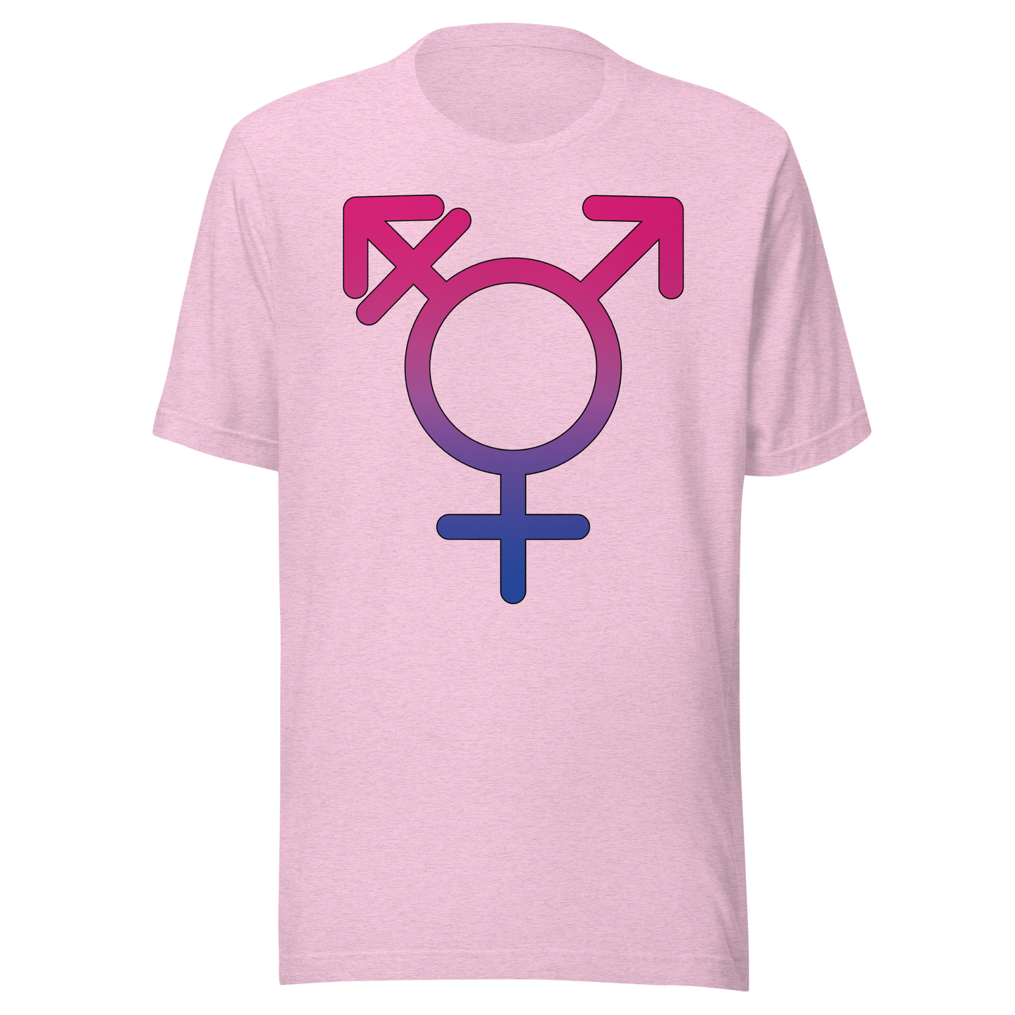 Transgender Symbol - Bisexual Pride Unisex t-shirt