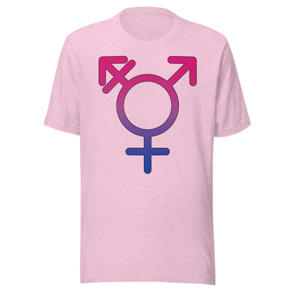 Transgender Symbol - Bisexual Pride Unisex t-shirt