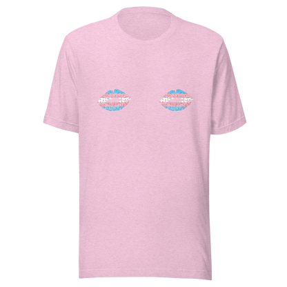 Trans Boob Kisses Unisex t-shirt