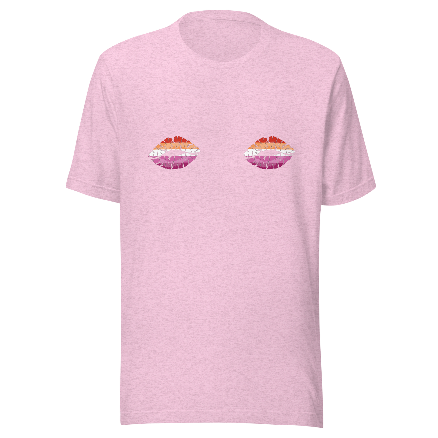 Lesbian Boob Kisses Unisex t-shirt