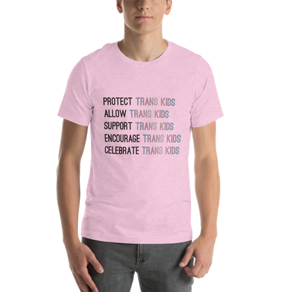 Support Trans Kids Unisex t-shirt