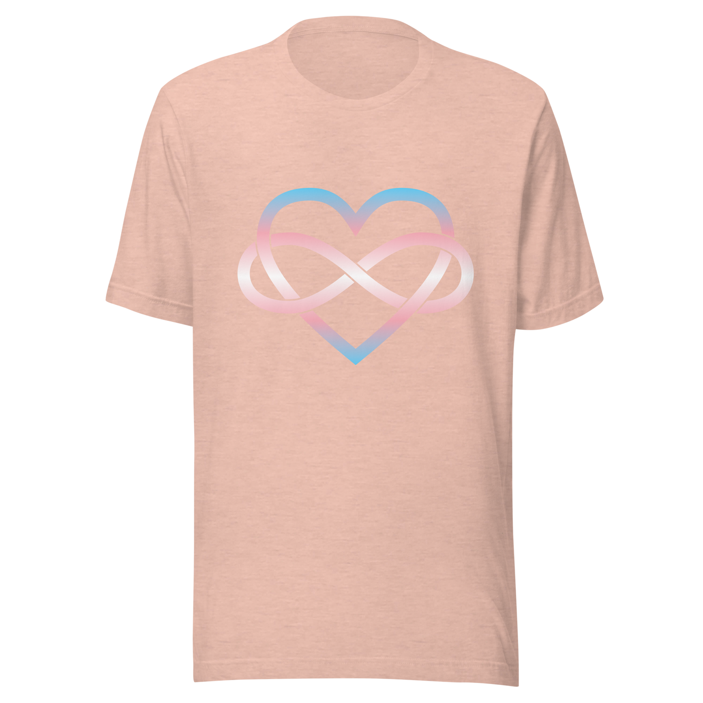 Polyamory Infinity Heart - Trans Unisex t-shirt