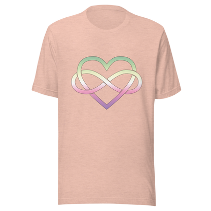 Polyamory Infinity Heart - Genderfae Unisex t-shirt