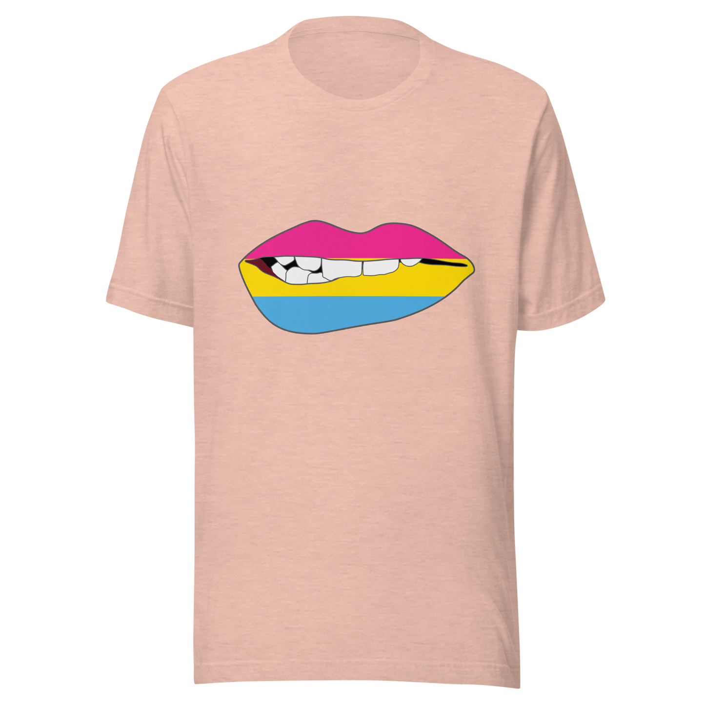 Biting Lips - Pansexual Flag Unisex t-shirt