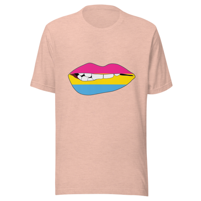 Biting Lips - Pansexual Flag Unisex t-shirt