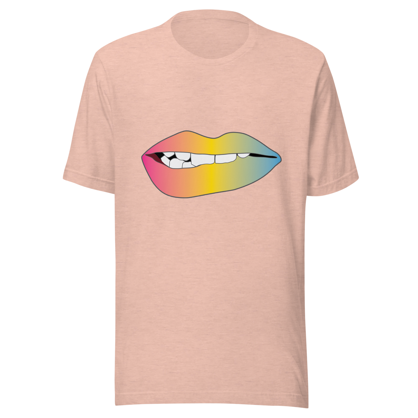 Biting Lips - Pansexual Pride - Gradient Unisex t-shirt