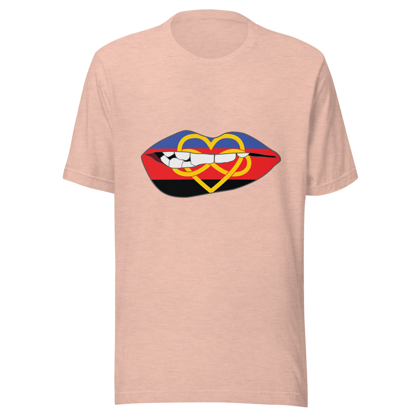 Biting Lips - Polyamory Flag Unisex t-shirt