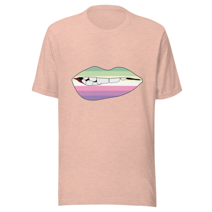 Biting Lips - Genderfae Flag Unisex t-shirt