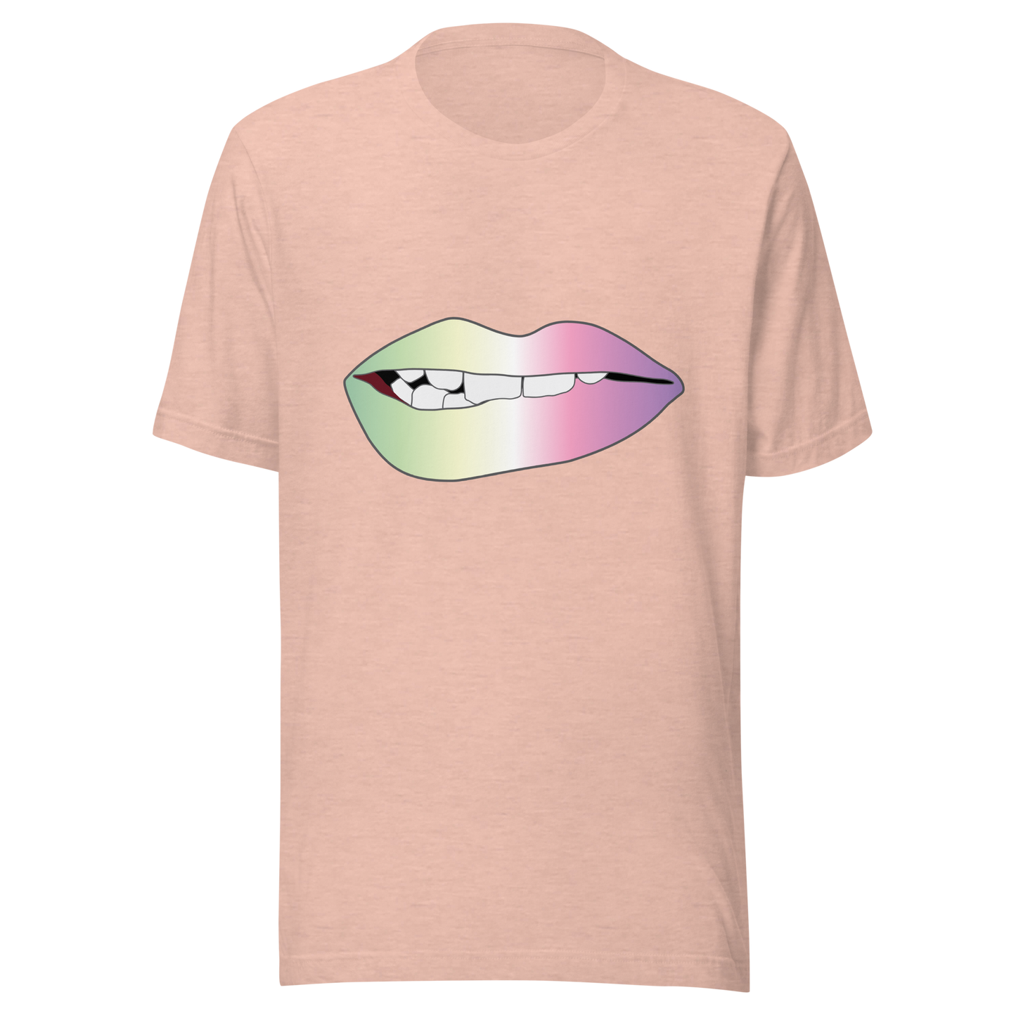 Biting Lips - Genderfae Pride - Gradient Unisex t-shirt