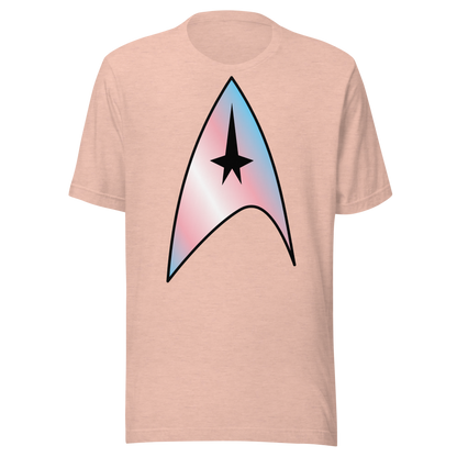 Starfleet Insignia - Trans Pride Unisex t-shirt